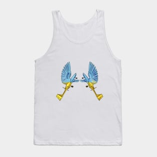 Doves of Peace Ukrainian Bird Bayraktar TB2 Tank Top